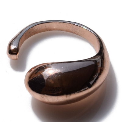 Δαχτυλίδι φο μπιζού ορείχαλκος σε ροζ χρυσό χρώμα BZ-RG-00346