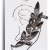 Σκουλαρίκι που αγκαλιάζει το αυτί ear climber φο μπιζού με λευκούς κρυστάλλους σε ασημί χρώμα BZ-ER-00431 Εικόνα 2