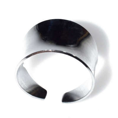 Δαχτυλίδι ατσάλινο (stainless steel) σε ασημί χρώμα BZ-RG-00432