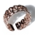 Ring faux bijoux brass chains in rose gold color BZ-RG-00437