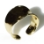 Ring faux bijoux brass curve in gold color BZ-RG-00438