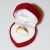 Χειροποίητο δαχτυλίδι μονόπετρο από επιχρυσωμένο ασήμι 925ο με ημιπολύτιμες πέτρες (ζιργκόν) IJ-010485-G στο κουτί συσκευασίας