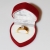 Χειροποίητο δαχτυλίδι μονόπετρο από επιχρυσωμένο ασήμι 925ο με ημιπολύτιμες πέτρες (ζιργκόν) IJ-010490-G στο κουτί συσκευασίας