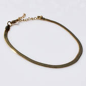 Bracelet anklet faux bijoux brass in gold color BZ-BR-00529 Image 2