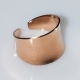 Δαχτυλίδι ατσάλινο (stainless steel) σε ροζ χρυσό χρώμα BZ-RG-00433 Εικόνα 2