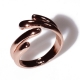 Δαχτυλίδι φο μπιζού ορείχαλκος σε ροζ χρυσό χρώμα BZ-RG-00439