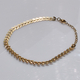 Bracelet anklet faux bijoux brass leaves in gold color BZ-BR-00527 Image 3