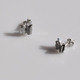 Earrings stainless steel butterflies in silver color BZ-ER-00732 Image 3