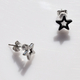 Earrings stainless steel stars in silver color BZ-ER-00734 Image 2